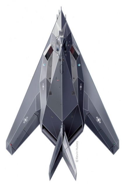 Lockheed F-117 Nighthawk Illustration Image created by KHI,Inc.